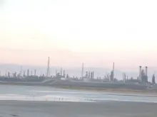 A refinaria do Amuay antes do incêndio